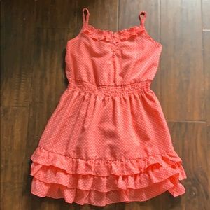 Coral summer dress